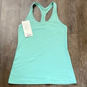 Lululemon Cool Racerback ll Nulu Green Racerback Tank Top like new size 10 Teal